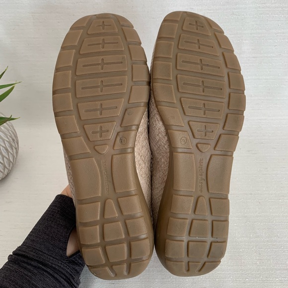 New Easy Spirit Abide Champagne Reptile Texture Leather Loafers Woman’s 7.5M - Picture 13 of 13